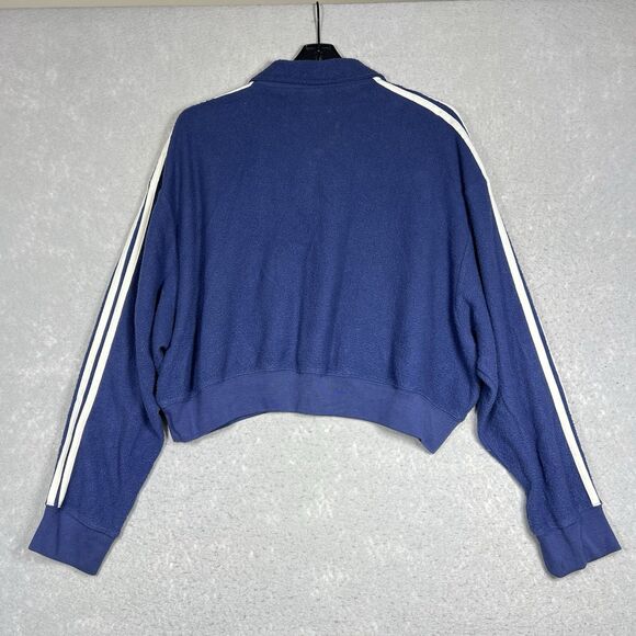 PINK Victoria’s Secret Outfit Set Sweatshirt/ Pants L/ XL Reverse Fleece Cropped - Picture 8 of 15